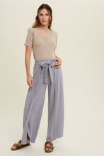 Load image into Gallery viewer, Casual Vibes Slub Knit Slit Pants