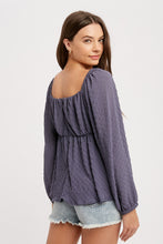 Load image into Gallery viewer, Free Spirit Textured Long Sleeve Top