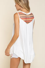 Load image into Gallery viewer, Vintage Vibes Crochet Back Tank