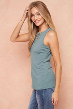 Load image into Gallery viewer, Crisscross Strappy Stretch Tank