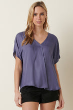 Load image into Gallery viewer, Chic V-Neck Satin Top