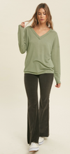 Load image into Gallery viewer, Mood Changing Ruched Knit Sweater