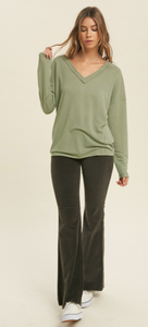 Mood Changing Ruched Knit Sweater