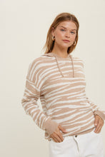 Load image into Gallery viewer, Wildly Chic Striped Pullover