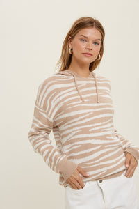 Wildly Chic Striped Pullover
